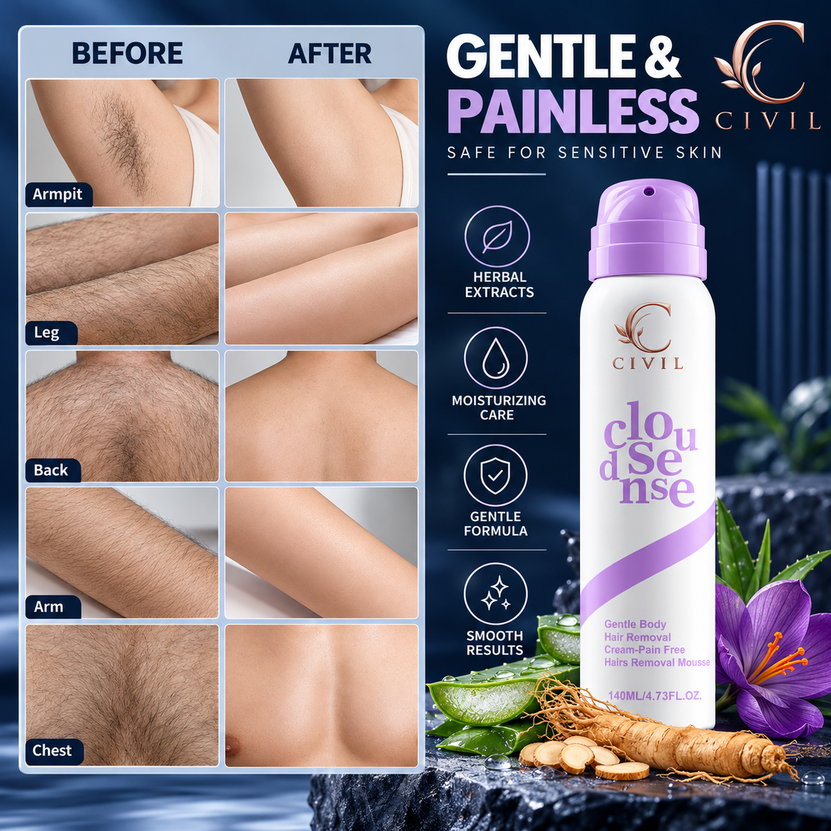 Hair Removal Spray